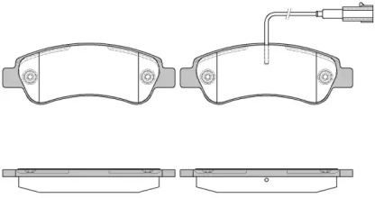 Комплект тормозных колодок WOKING P13383.02