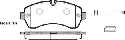 Комплект тормозных колодок WOKING P13433.00