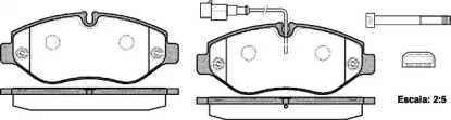 Комплект тормозных колодок WOKING P13453.02