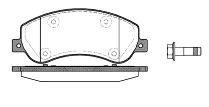 Комплект тормозных колодок WOKING P13503.00