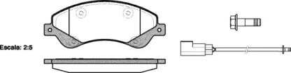 Комплект тормозных колодок WOKING P13513.02