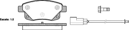 Комплект тормозных колодок WOKING P13523.02