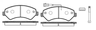 Комплект тормозных колодок WOKING P13753.12