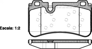 Комплект тормозных колодок WOKING P13803.00