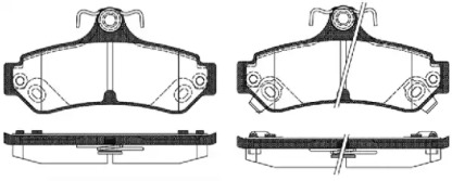 Комплект тормозных колодок WOKING P13853.12