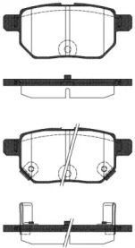 Комплект тормозных колодок WOKING P13863.22