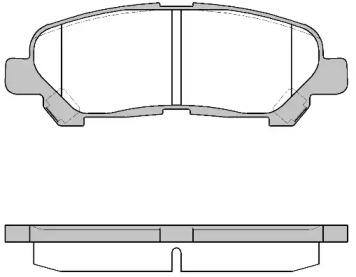 Комплект тормозных колодок WOKING P12133.00