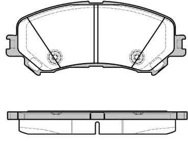 Комплект тормозных колодок WOKING P12183.20