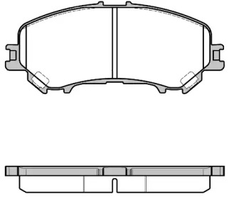 Комплект тормозных колодок WOKING P12183.22