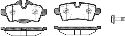 Комплект тормозных колодок WOKING P12443.00