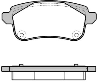 Комплект тормозных колодок WOKING P12873.30