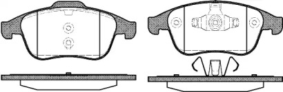 Комплект тормозных колодок WOKING P12893.00