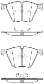 Комплект тормозных колодок WOKING P15193.20