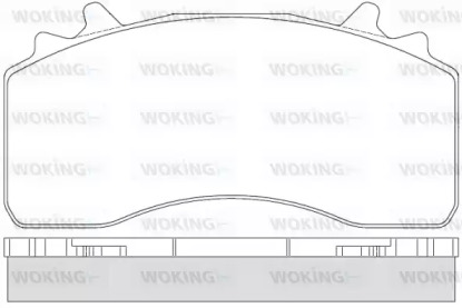 Комплект тормозных колодок WOKING JSA 14263.10