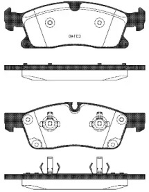 Комплект тормозных колодок WOKING P15303.10