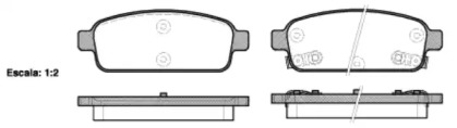 Комплект тормозных колодок WOKING P15323.02