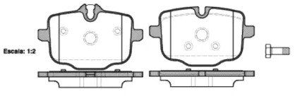 Комплект тормозных колодок WOKING P15333.00