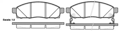 Комплект тормозных колодок WOKING P15343.02