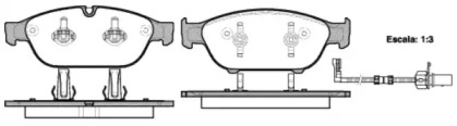 Комплект тормозных колодок WOKING P15413.02