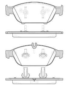 Комплект тормозных колодок WOKING P15413.10