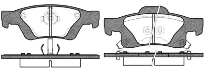 Комплект тормозных колодок WOKING P15463.02