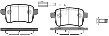 Комплект тормозных колодок WOKING P15503.02