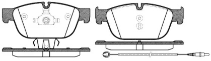 Комплект тормозных колодок WOKING P15513.01