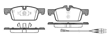 Комплект тормозных колодок WOKING P15613.01