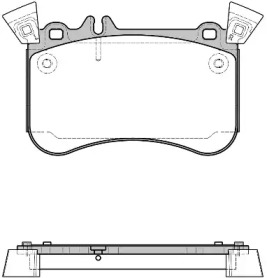 Комплект тормозных колодок WOKING P15653.10