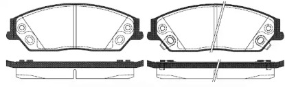 Комплект тормозных колодок WOKING P15673.02