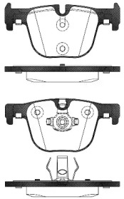 Комплект тормозных колодок WOKING P15933.00