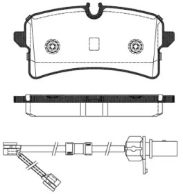 Комплект тормозных колодок WOKING P14053.02