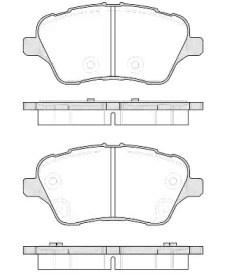 Комплект тормозных колодок WOKING P14143.00