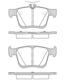 Комплект тормозных колодок WOKING P14163.00