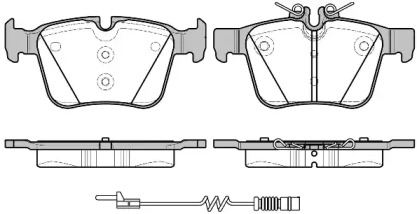 Комплект тормозных колодок WOKING P14163.20