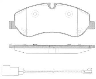 Комплект тормозных колодок WOKING P14203.02