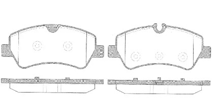 Комплект тормозных колодок WOKING P14213.00