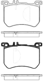 Комплект тормозных колодок WOKING P14333.00