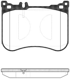 Комплект тормозных колодок WOKING P14343.00