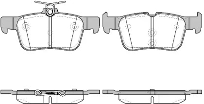 Комплект тормозных колодок WOKING P14513.42