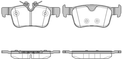 Комплект тормозных колодок WOKING P14513.10