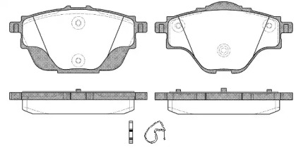 Комплект тормозных колодок WOKING P14573.00