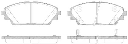 Комплект тормозных колодок WOKING P14693.02