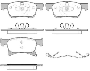 Комплект тормозных колодок WOKING P14803.02