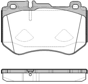 Комплект тормозных колодок WOKING P14913.00