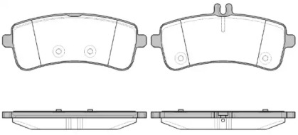 Комплект тормозных колодок WOKING P14943.00