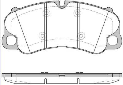 Комплект тормозных колодок WOKING P14953.10