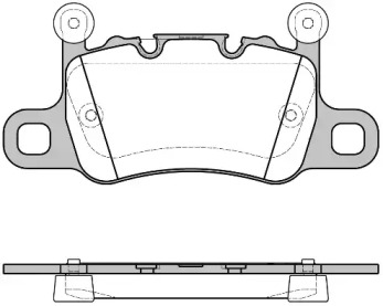 Комплект тормозных колодок WOKING P14983.10