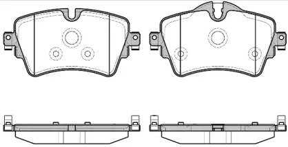 Комплект тормозных колодок WOKING P14993.08