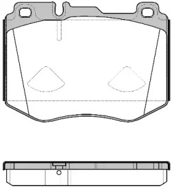 Комплект тормозных колодок WOKING P17043.00